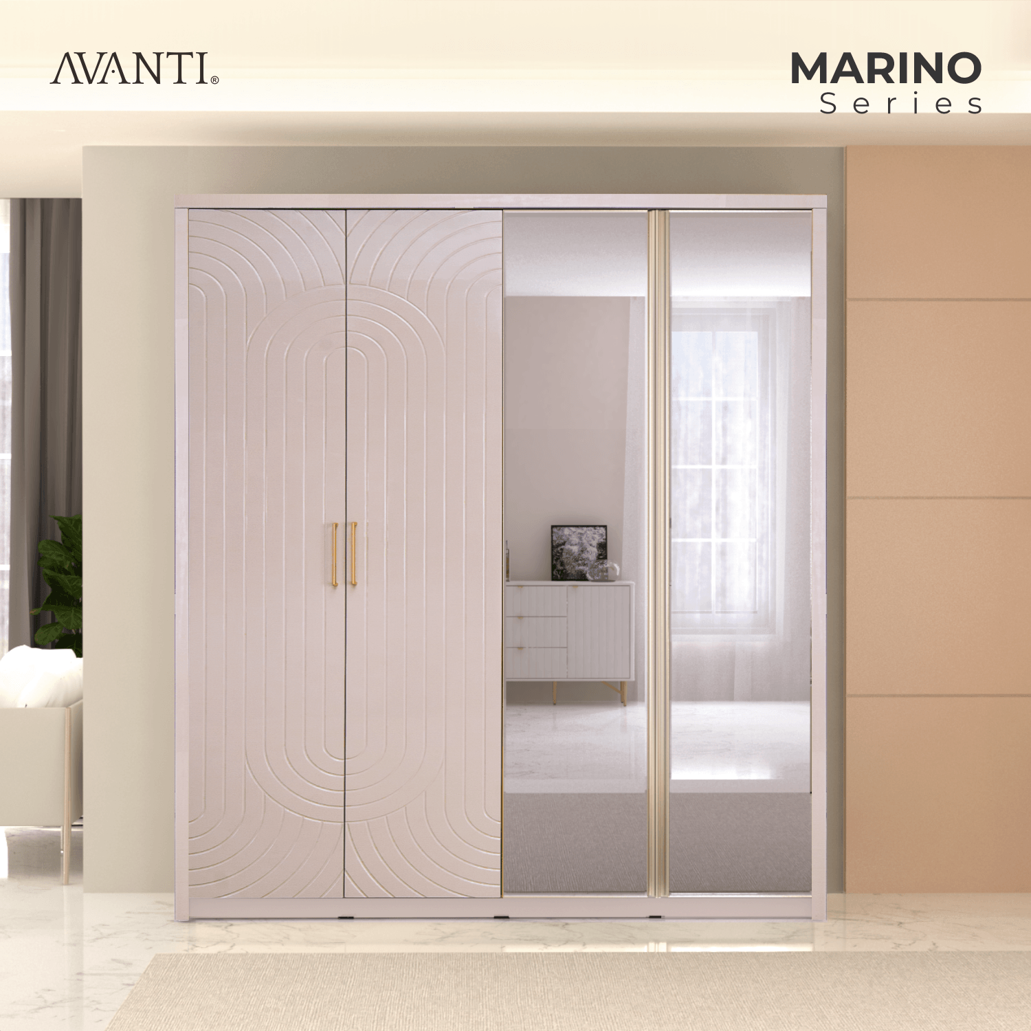 Lemari Pakaian_Lemari Pakaian 4 Pintu_Lemari 4 Pintu_Lemari Baju